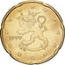 Finnland, 20 Centimes, 1999, Vantaa, Nordic gold, STGL, KM:102