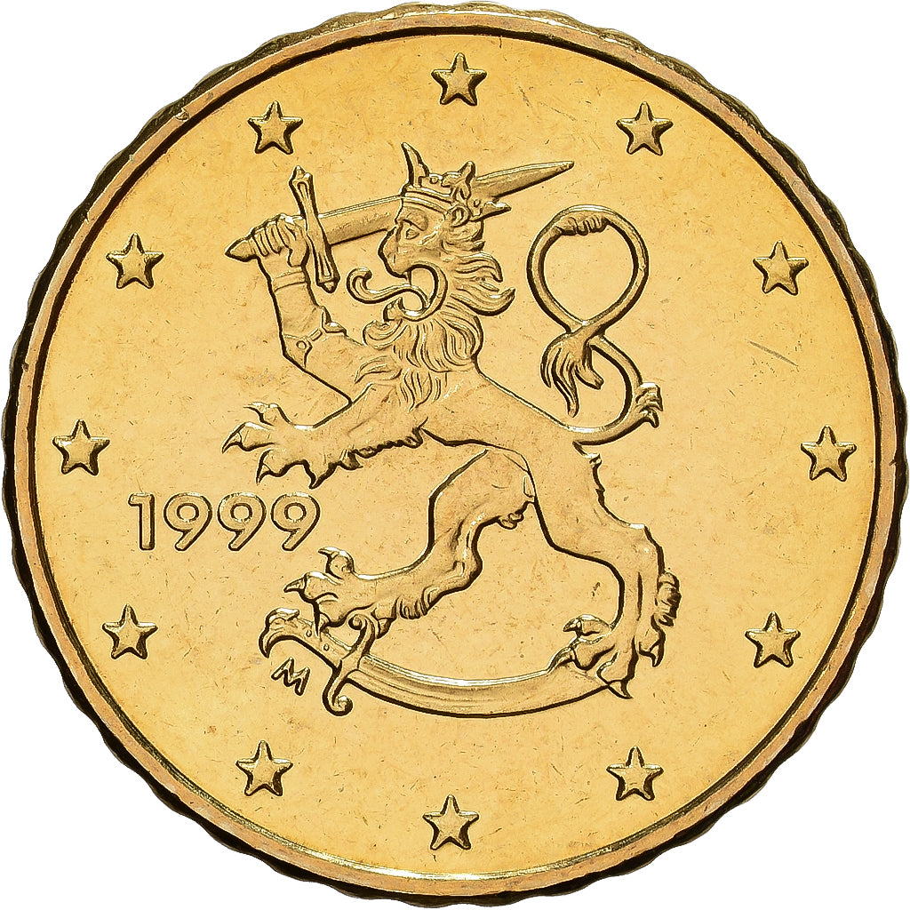 Finland, 10 Centimes, 1999, Vantaa, Nordic gold, FDC, KM:101