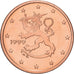 Finland, 5 Centimes, 1999, Vantaa, Copper Plated Steel, FDC, KM:100
