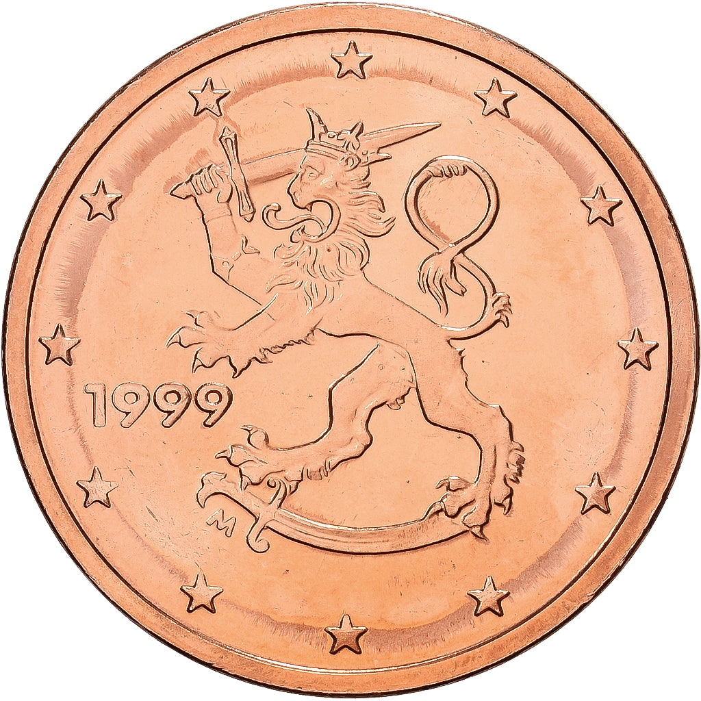 Finland, 2 Centimes, 1999, Vantaa, Copper Plated Steel, FDC, KM:99