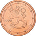Finland, 2 Centimes, 1999, Vantaa, Copper Plated Steel, FDC, KM:99