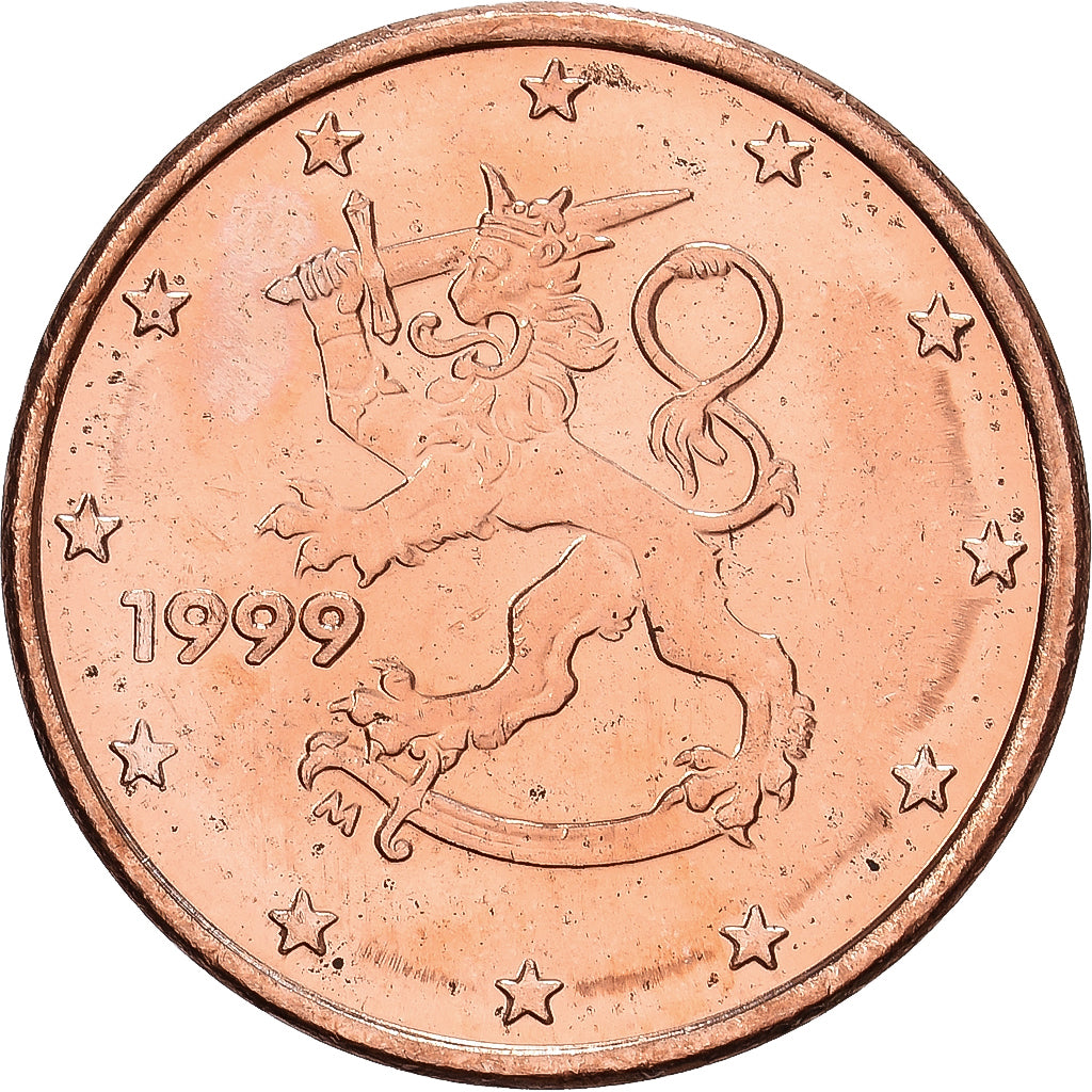 Finland, 1 Centime, 1999, Vantaa, Copper Plated Steel, FDC, KM:98