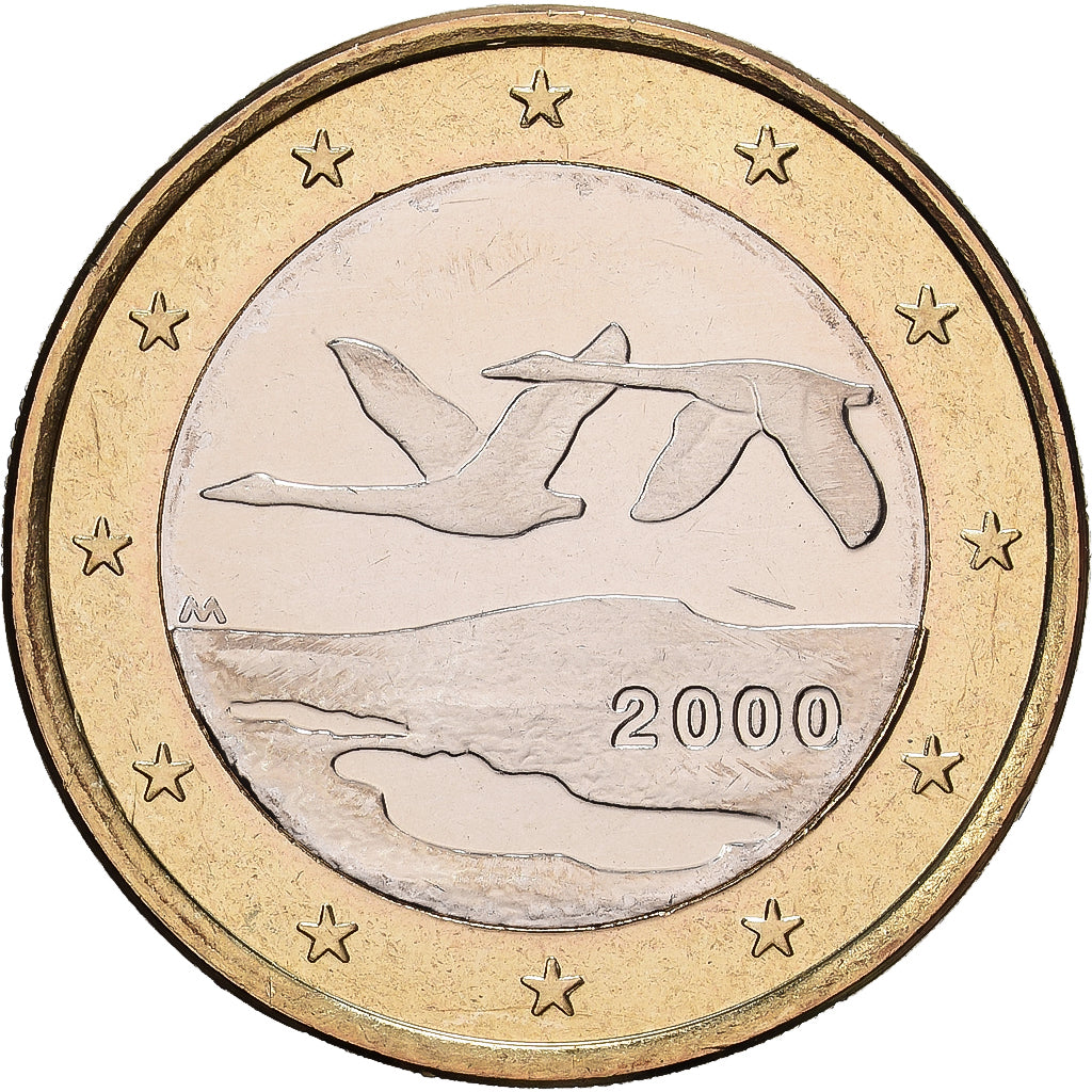 Finland, 1 Euro, 2000, Vantaa, Bi-Metallic, FDC, KM:104
