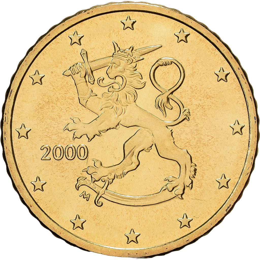 Finland, 50 Centimes, 2000, Vantaa, Nordic gold, FDC, KM:103