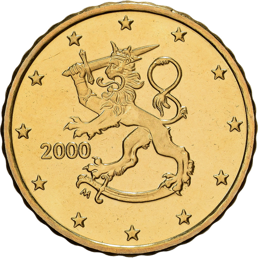 Finnland, 10 Centimes, 2000, Vantaa, Nordic gold, STGL, KM:101