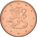 Finnland, 5 Centimes, 2000, Vantaa, Copper Plated Steel, STGL, KM:100