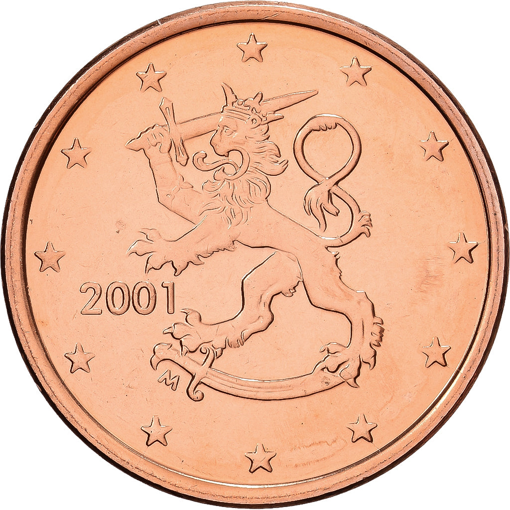 Finnland, 5 Centimes, 2001, Vantaa, Copper Plated Steel, STGL, KM:100