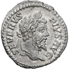 Roman Empire, Septimius Severus, Denarius, 202-210, Rome, Silver, AU(55-58)