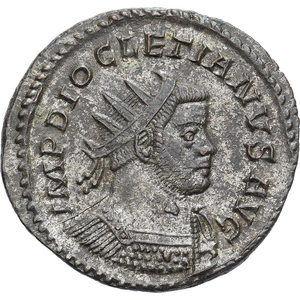 Roman Empire, Diocletian, Antoninianus, 292-294, Lugdunum, Silver, AU(50-53)