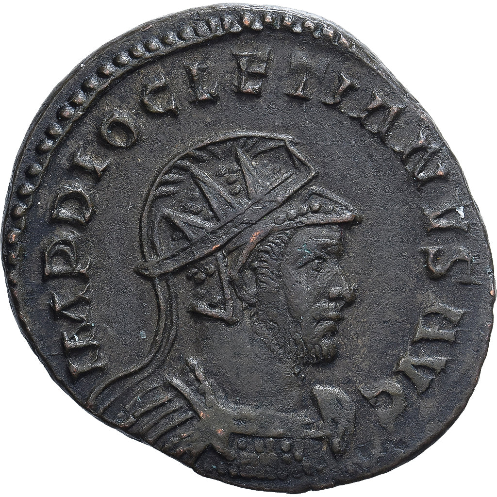Roman Empire, Diocletian, Antoninianus, 291, Lugdunum, Srebro, AU(50-53)
