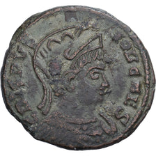 Roman Empire, Crispus, Follis, 321, Trier, Bronce, BC+, RIC:309