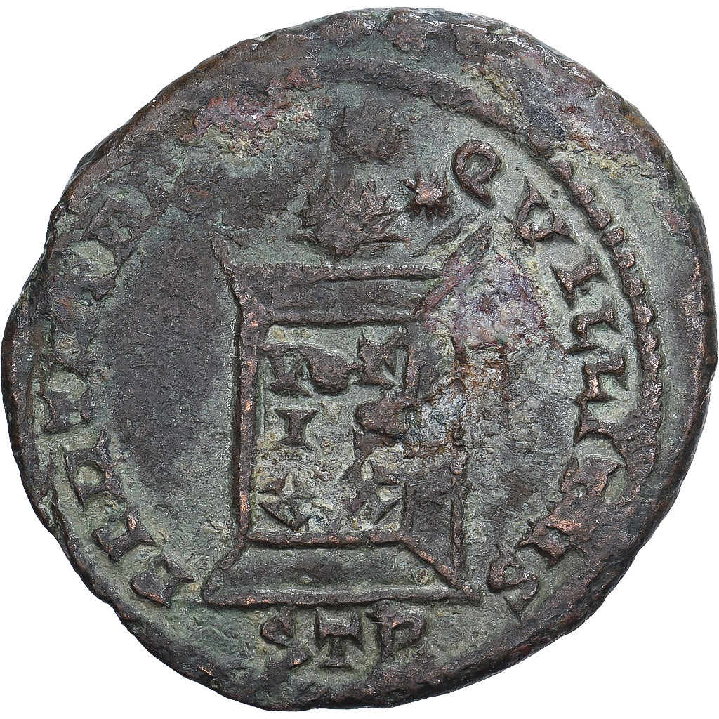 Roman Empire, Crispus, Follis, 321, Trier, Bronce, BC+, RIC:309