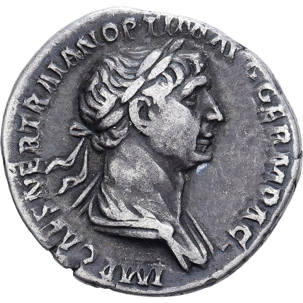 Roman Empire, Trajan, Denarius, 114, Rome, Silver, VF(30-35), RIC:315