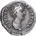 Roman Empire, Diva Faustina I, Denarius, 141, Rome, Argento, MB+, RIC:381Ba
