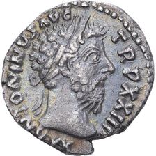 Roman Empire, Marcus Aurelius, Denarius, 168-169, Rome, Silver, EF(40-45)