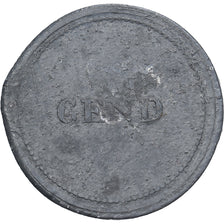 Belgien, Ville de Gand - Stad Gent, 5 Cents, Countermark, S, Zinn