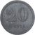 Belgium, Gent, 20 Cents, VF(20-25), Tin