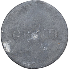 Belgium, Gent, 20 Cents, Countermark, VF(20-25), Tin