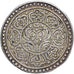 Tíbet, 1 Tangka, Ga-den, 1907-1922, Plata, MBC