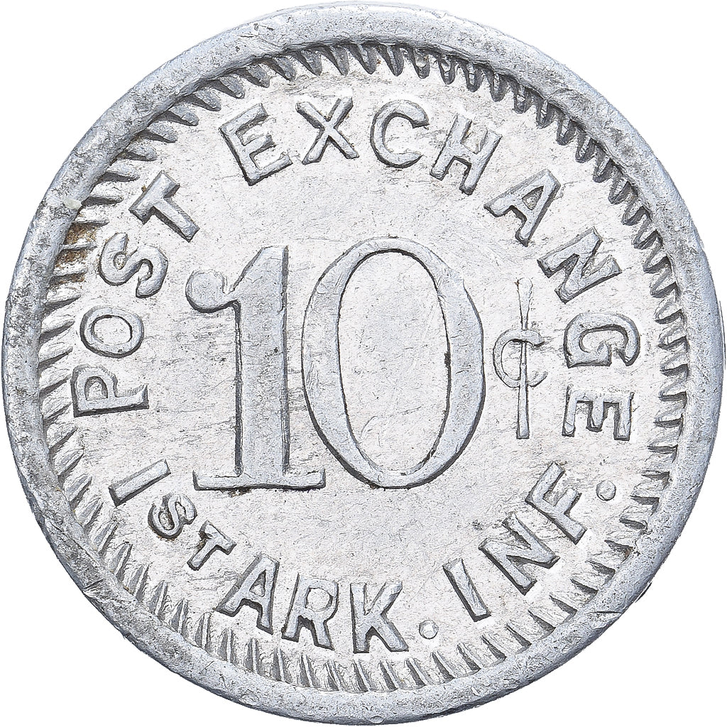 Verenigde Staten, 10 Cents, Post exchange, Aluminium, ZF+