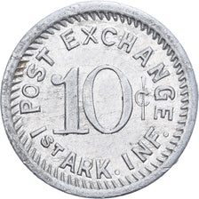 United States, 10 Cents, Post exchange, Aluminum, AU(50-53)