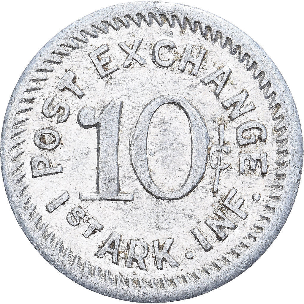 Verenigde Staten, 10 Cents, Post exchange, Aluminium, ZF+