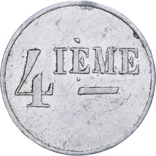 France, 5 Centimes, 4ième, Aluminium, EF(40-45)