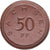 Allemagne, Stadt Sachsen, 50 Pfennig, 1921, SUP, Porcelaine
