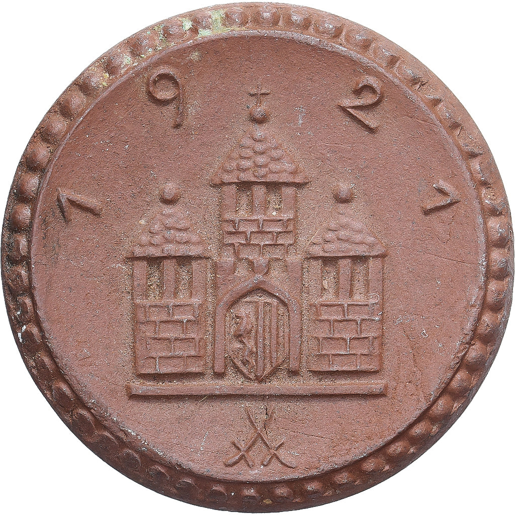 Allemagne, Stadt Freiberg, 50 Pfennig, 1921, SUP, Porcelaine