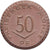 Allemagne, Stadt Freiberg, 50 Pfennig, 1921, SUP, Porcelaine