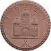 Allemagne, Stadt Freiberg, 1 Mark, 1921, SUP, Porcelaine