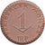 Allemagne, Stadt Freiberg, 1 Mark, 1921, SUP, Porcelaine