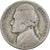 Verenigde Staten, 5 Cents, Jefferson, 1944, Philadelphia, Billon, FR, KM:192a