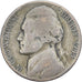 Verenigde Staten, 5 Cents, Jefferson, 1944, Philadelphia, Billon, FR, KM:192a