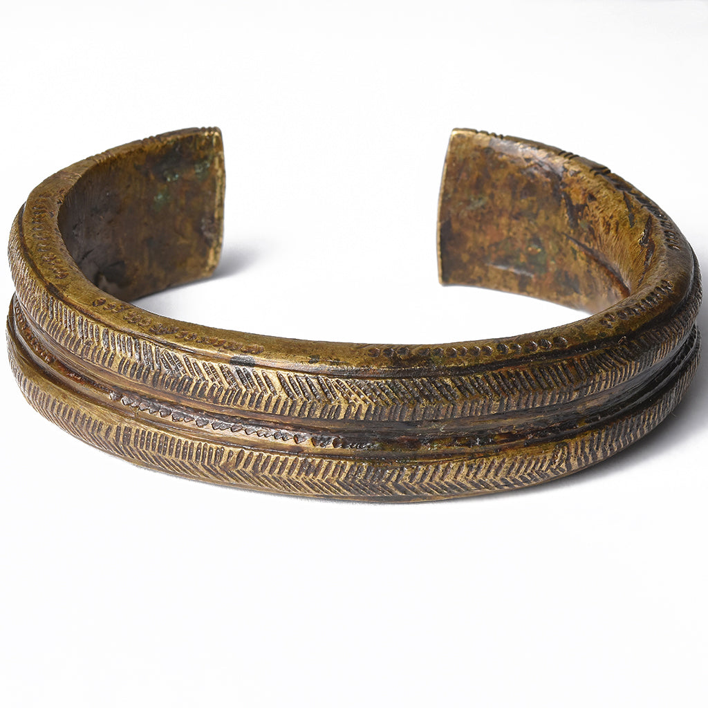 États de l'Afrique de l'Ouest, Manille, XIXè siècle, Bracelet, Bronze, TTB