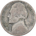 United States, 5 Cents, Jefferson, 1945, Philadelphia, Billon, F(12-15), KM:192a