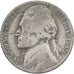 Verenigde Staten, 5 Cents, Jefferson, 1945, Denver, Billon, FR, KM:192a