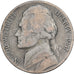 United States, 5 Cents, Jefferson, 1945, San Francisco, Billon, VF(20-25)