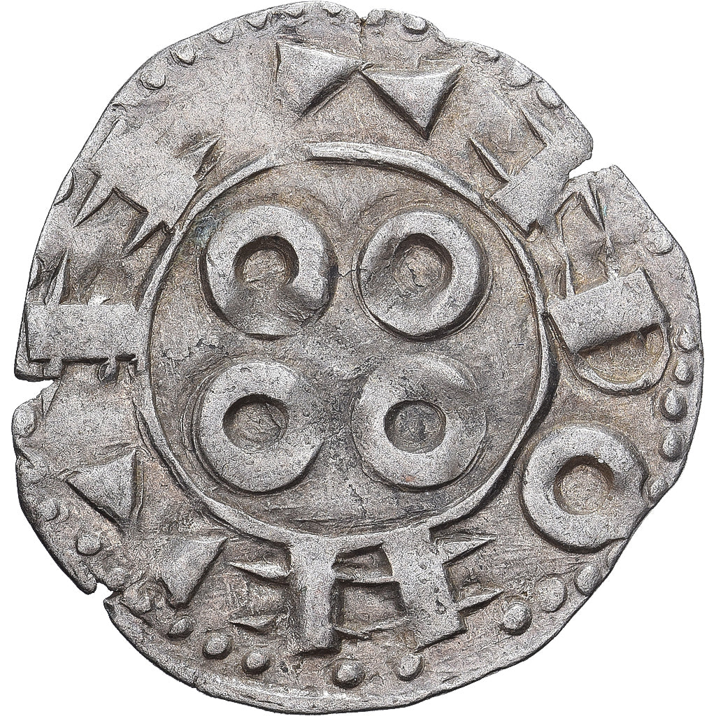 County of Melgueil, Denarius, ca. 1080-1120, Narbonne, Billon, EF(40-45)