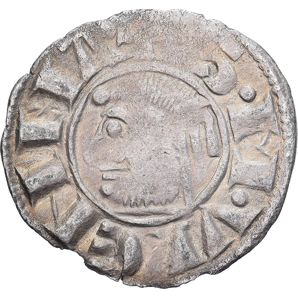 Archbishopric of Vienne, Denarius, ca. 1150-1200, Vienne, Srebro, EF(40-45)