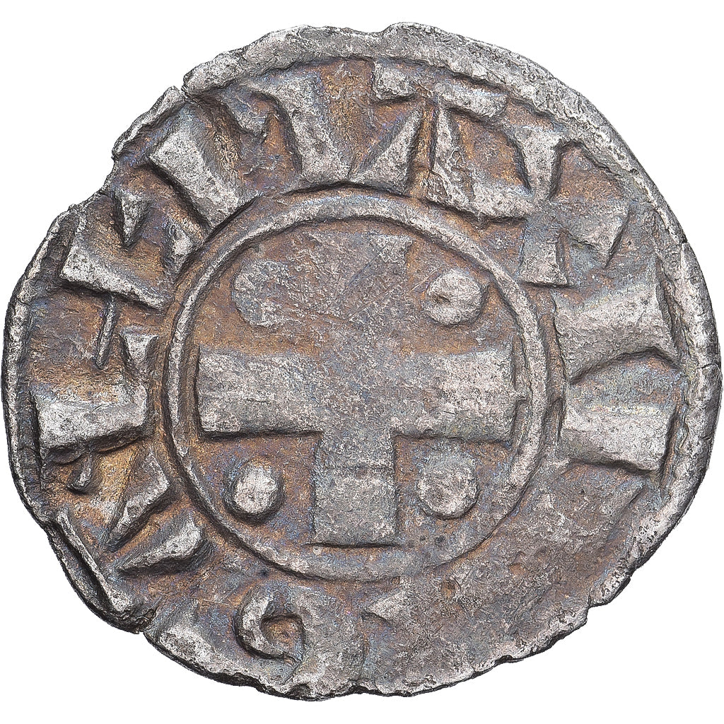 Archbishopric of Vienne, Denarius, ca. 1150-1200, Vienne, Srebro, EF(40-45)