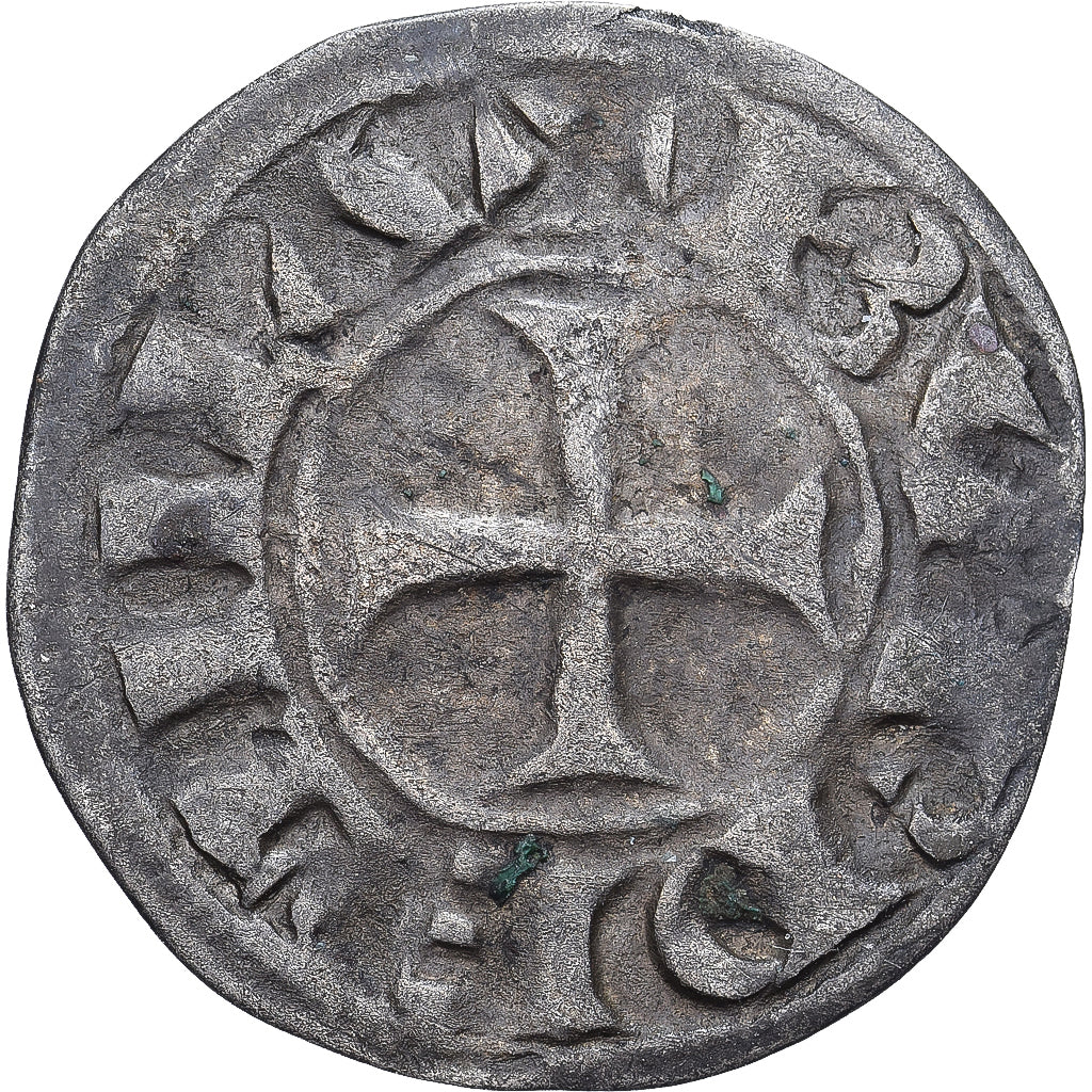 Duchy of Aquitaine, Guillaume X, Obol, 1126-1137, Bordeaux, Silver, VF(30-35)