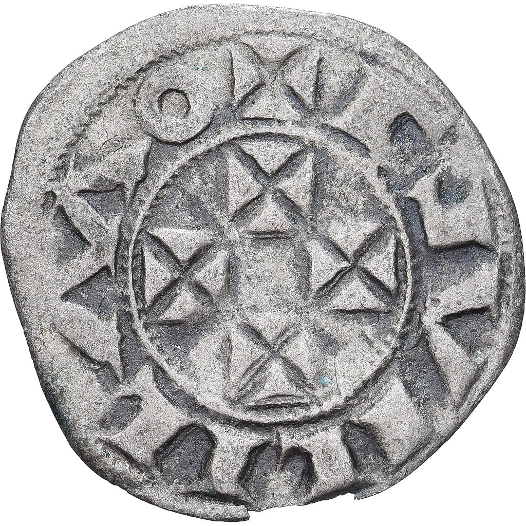 Duchy of Aquitaine, Guillaume X, Obol, 1126-1137, Bordeaux, Silver, VF(30-35)