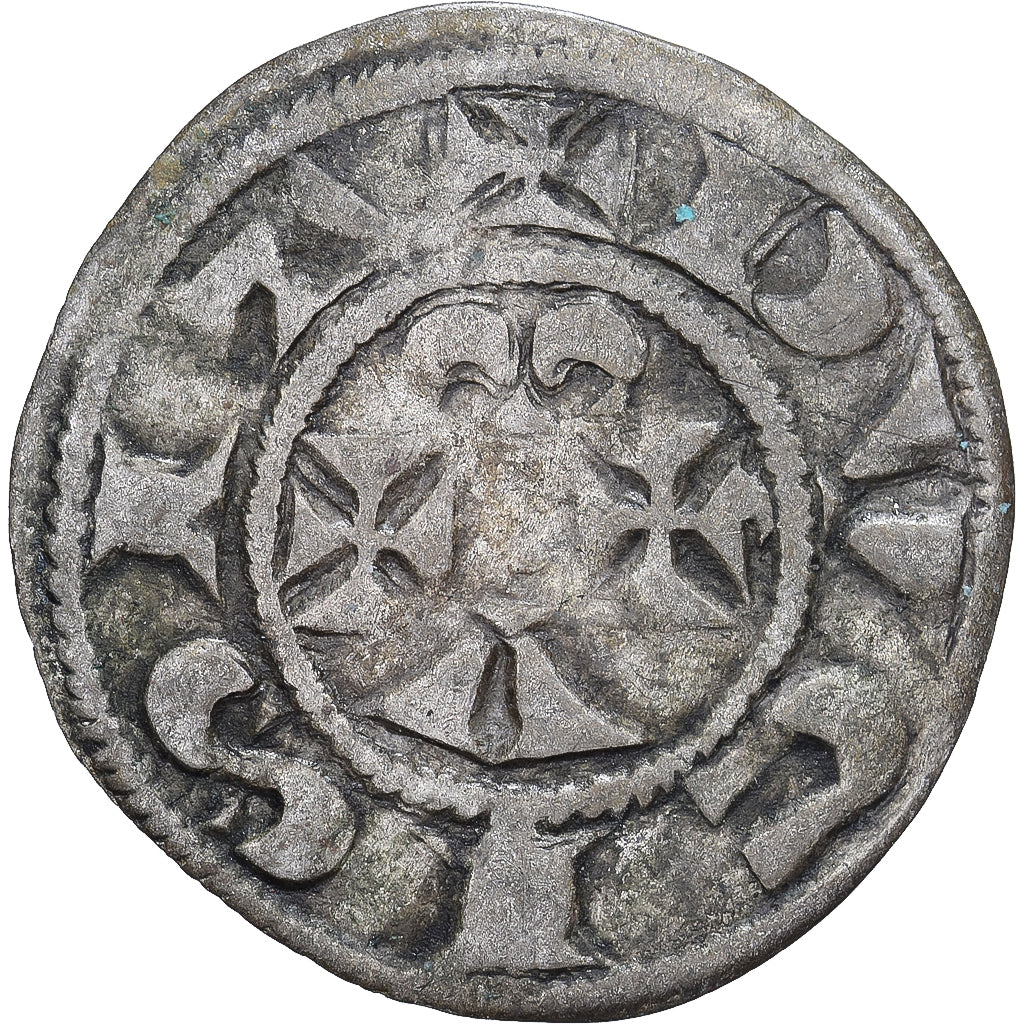 Duchy of Aquitaine, Aliénor, Denarius, 1189-1204, Bordeaux, Silver, VF(30-35)