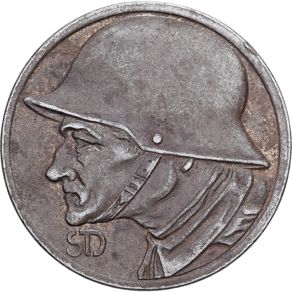 Germany, Stadt Düren, 10 Pfennig, 1918, EF(40-45), Iron