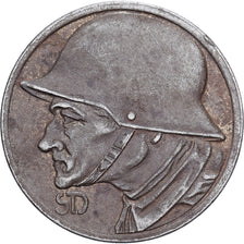 Germany, Stadt Düren, 10 Pfennig, 1918, EF(40-45), Iron