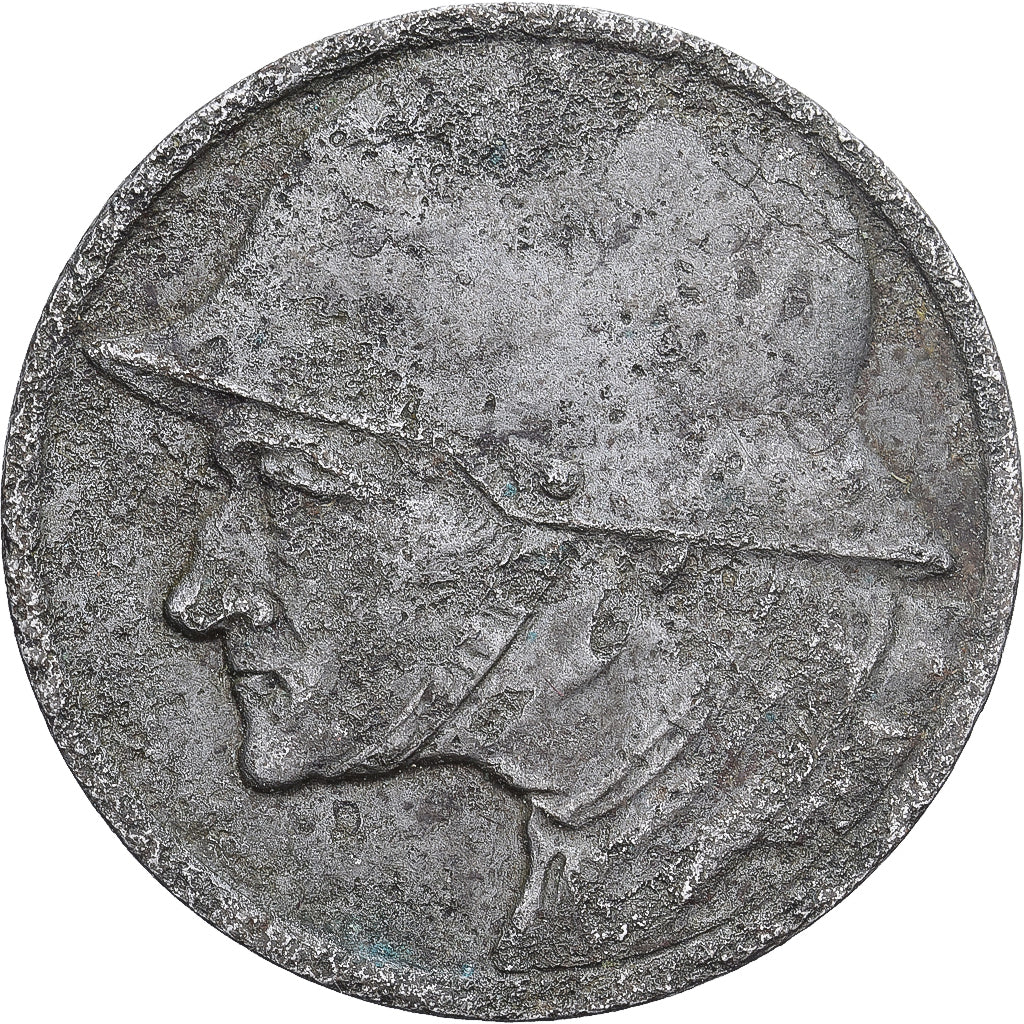 Niemcy, Stadt Düren, 10 Pfennig, 1918, VF(20-25), Żelazo