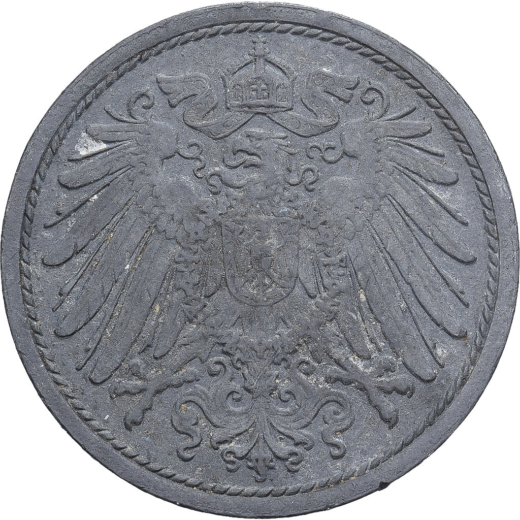 Allemagne, Guillaume II, 10 Pfennig, 1918, Zinc, SUP, KM:26