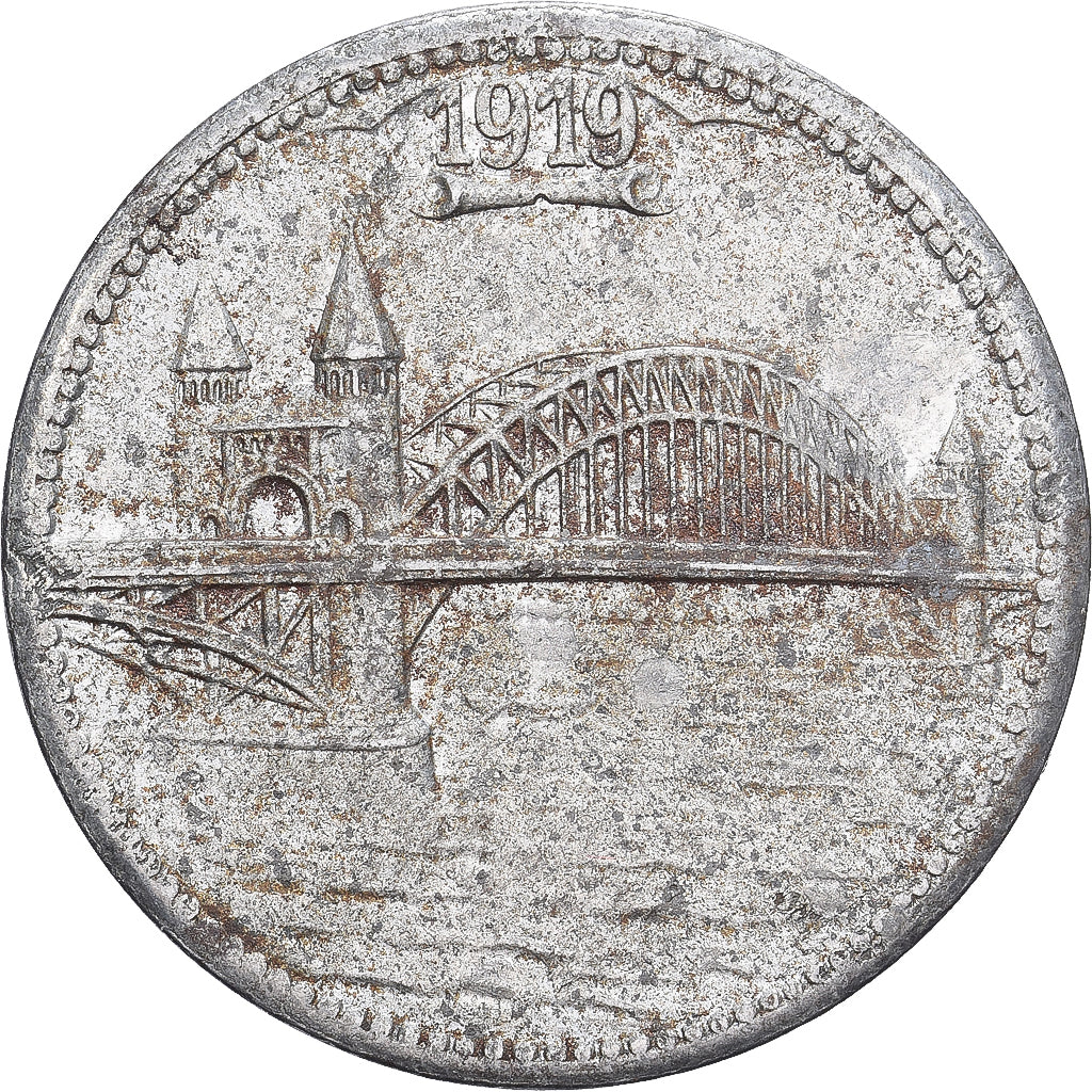 Allemagne, Bonn-Siegkreis, 10 Pfennig, 1919, TTB+, Iron