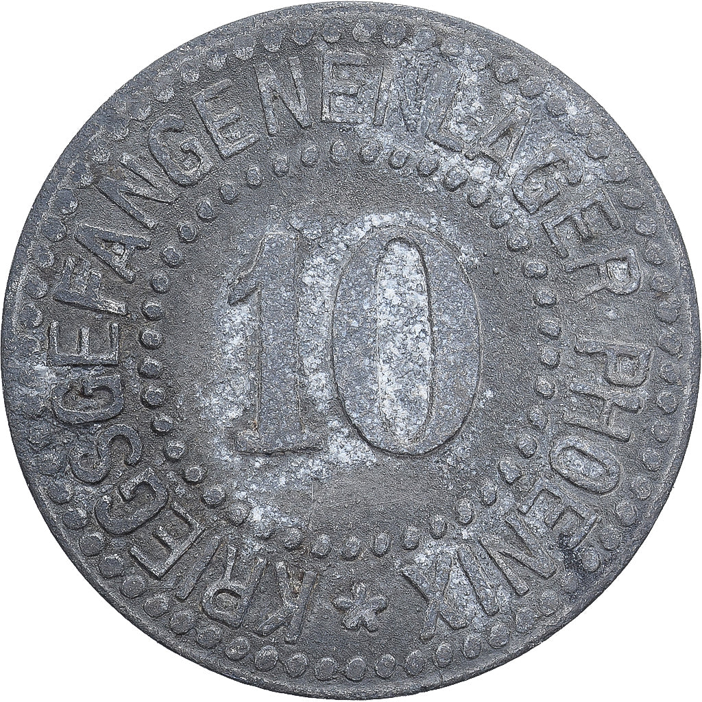 Allemagne, Stadt Hörde, 10 Pfennig, TB, Zinc